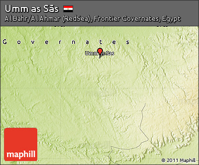 Physical Map of Umm As Sās