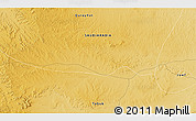 Physical 3D Map of the area around 28° 18' 5" N, 38° 19' 30" E