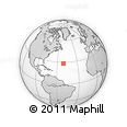Outline Map of the Area around 28° 18' 5" N, 50° 55' 29" W, rectangular outline