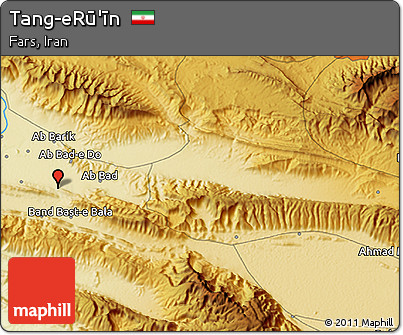 Physical 3D Map of Tang-eRū'īn