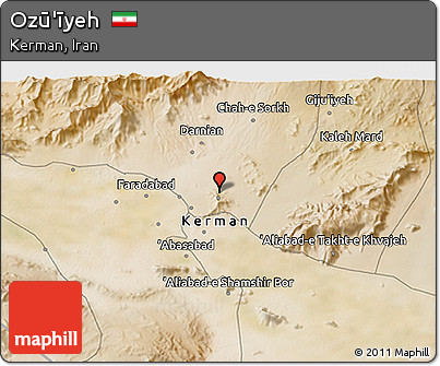 Satellite 3D Map of Ozū'īyeh