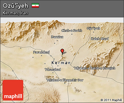 Satellite 3D Map of Ozū'īyeh