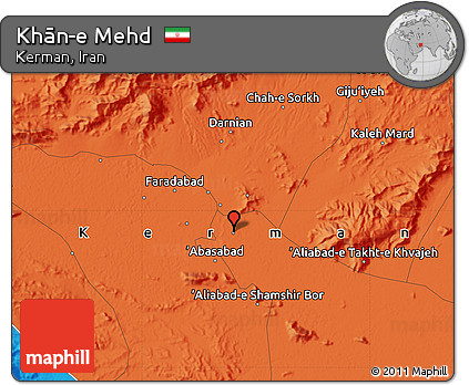 Political Map of Khān-e Mehd