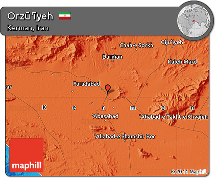 Political Map of Orzū'īyeh