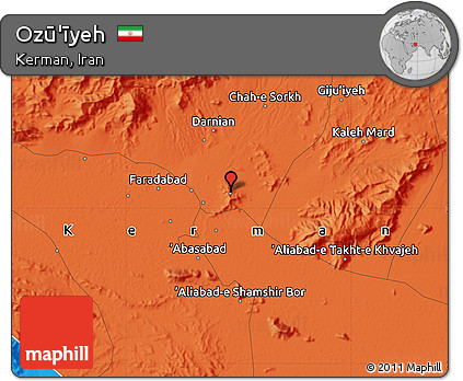 Political Map of Ozū'īyeh