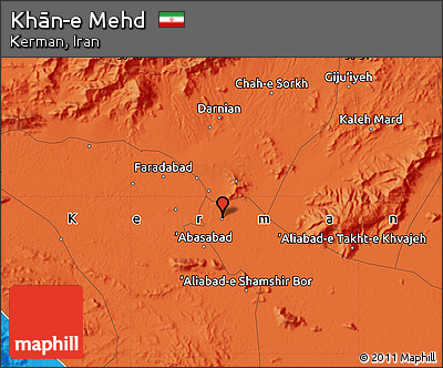 Political Map of Khān-e Mehd