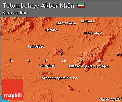 Political Map of Tolombeh-ye Akbar Khān
