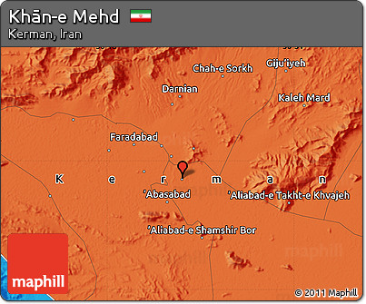 Political Map of Khān-e Mehd