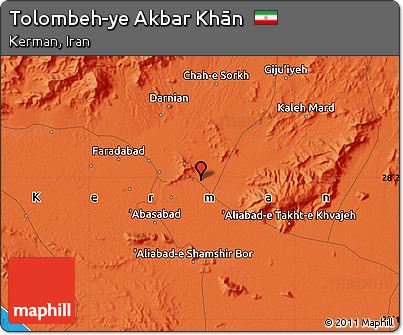 Political Map of Tolombeh-ye Akbar Khān