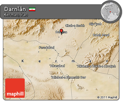 Satellite Map of Darnīān