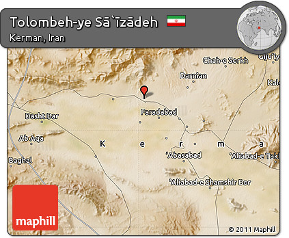 Satellite Map of Tolombeh-ye Sā`īzādeh