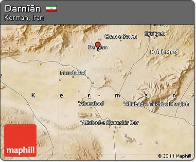 Satellite Map of Darnīān