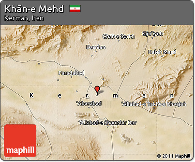 Satellite Map of Khān-e Mehd