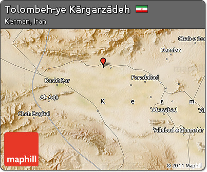 Satellite Map of Tolombeh-ye Kārgarzādeh