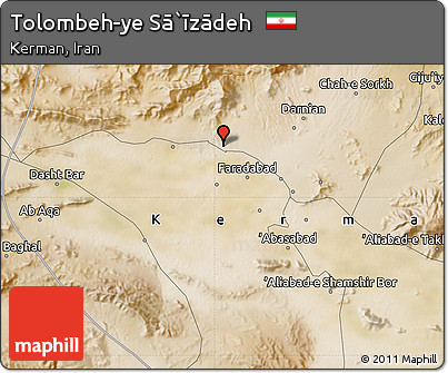 Satellite Map of Tolombeh-ye Sā`īzādeh