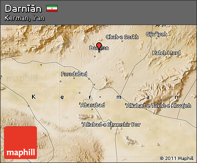 Satellite Map of Darnīān