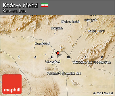 Satellite Map of Khān-e Mehd