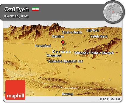 Physical Panoramic Map of Ozū'īyeh