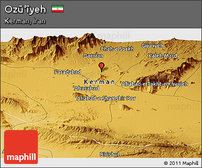 Physical Panoramic Map of Ozū'īyeh