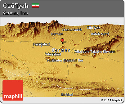 Physical Panoramic Map of Ozū'īyeh