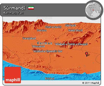 Political Panoramic Map of Sūrmandī