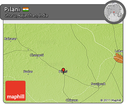 Physical 3D Map of Pilani