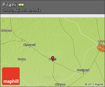 Physical 3D Map of Pilani