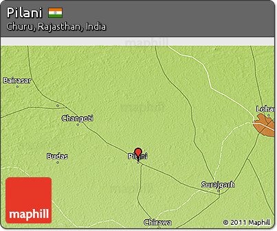 Physical 3D Map of Pilani