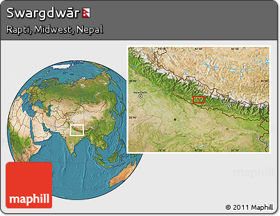 Satellite Location Map of Swargdwār