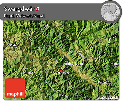 Satellite Map of Swargdwār