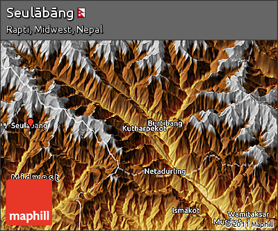 Physical 3D Map of Seulābāng