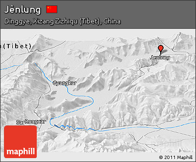 Physical Panoramic Map of Jênlung