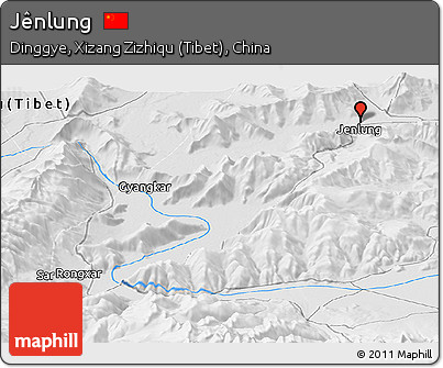 Physical Panoramic Map of Jênlung
