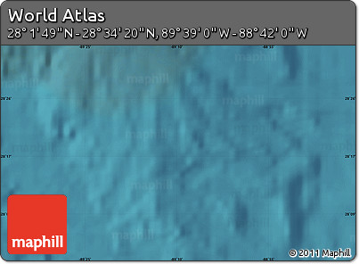 Satellite Map of the Area around 28° 18' 5" N, 89° 10' 30" W
