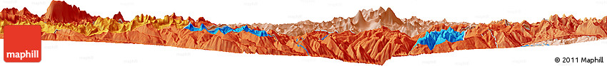 Political Horizon Map of the Area around 28° 18' 5" N, 91° 1' 30" E