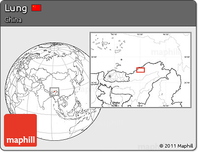 Blank Location Map of Lung