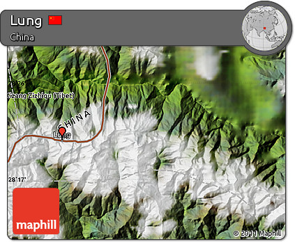 Satellite Map of Lung