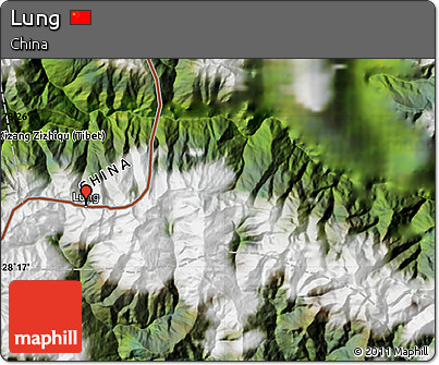 Satellite Map of Lung