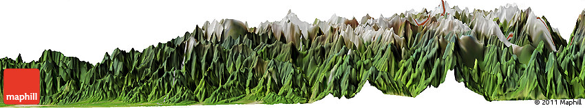 Satellite Horizon Map of the Area around 28° 18' 5" N, 96° 7' 30" E