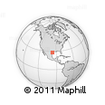 Outline Map of the Area around 28° 18' 5" N, 96° 49' 29" W, rectangular outline