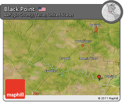 Satellite 3D Map of Black Point