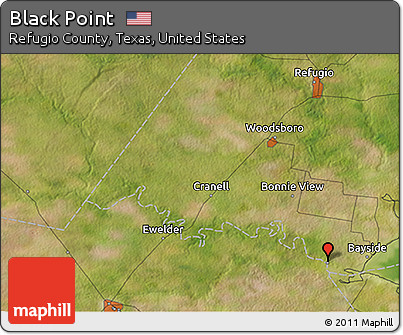 Satellite 3D Map of Black Point