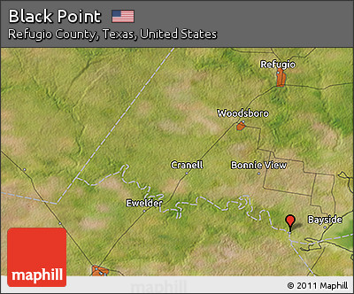 Satellite 3D Map of Black Point