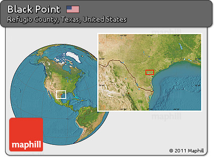 Satellite Location Map of Black Point