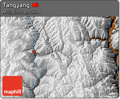 Physical 3D Map of Tangyang