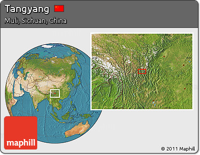 Satellite Location Map of Tangyang