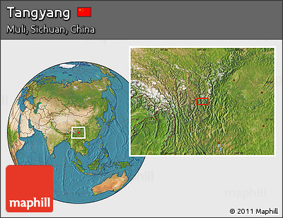 Satellite Location Map of Tangyang