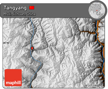 Physical Map of Tangyang