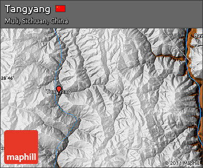 Physical Map of Tangyang