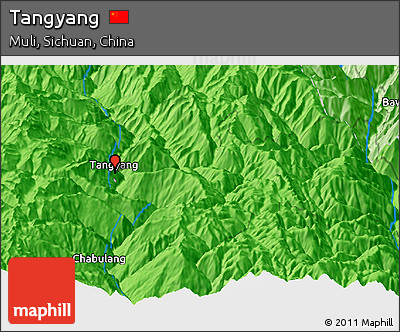 Political Panoramic Map of Tangyang